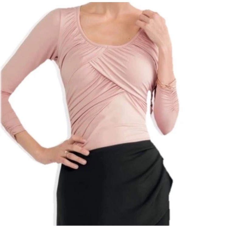 Ruby Ribbon Ballet Pink Dance Top Xxl